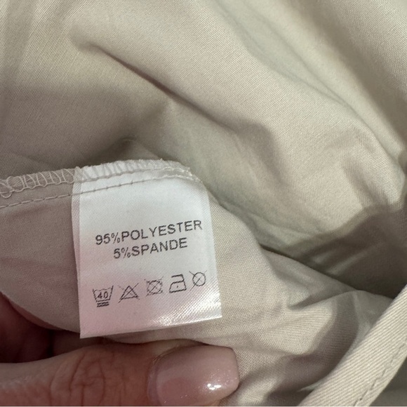 MICAS Utility Cargo Mini Skirt Beige XL – Y2K Street Style, Adjustable Waist - Picture 7 of 9